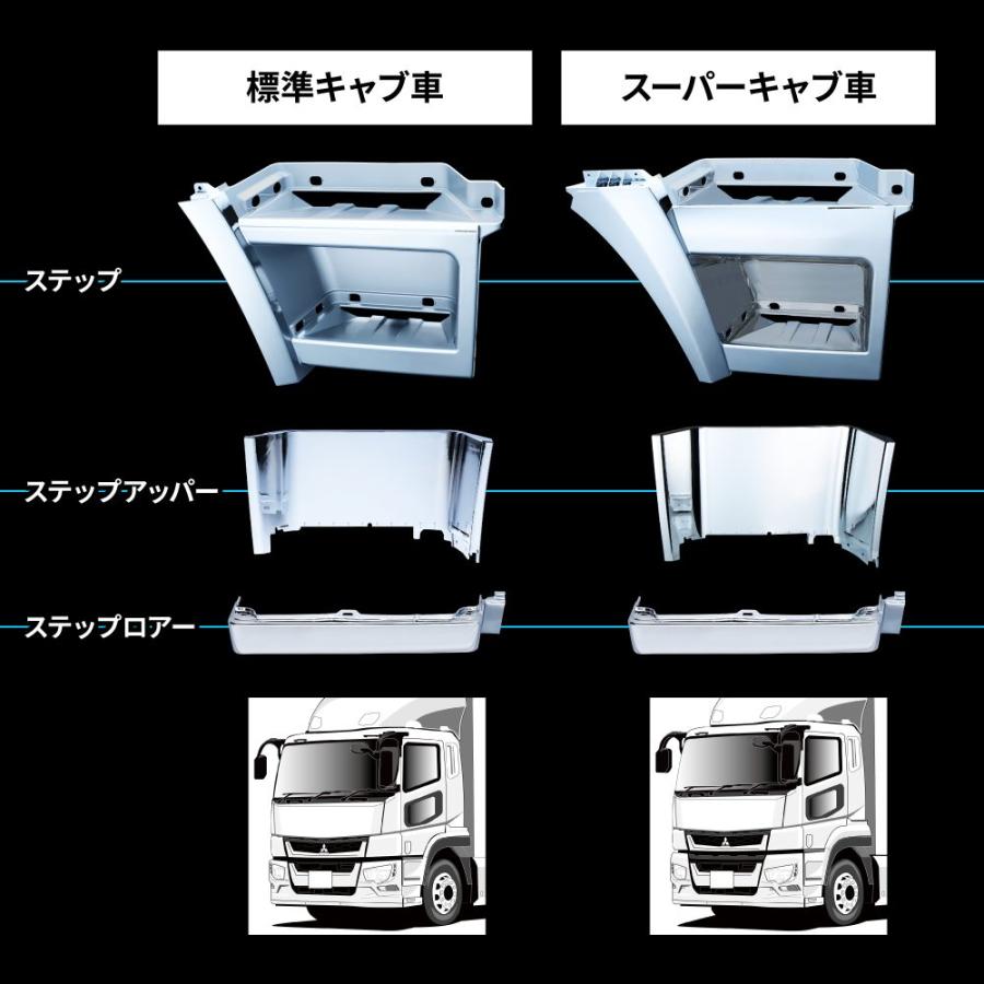 ジェットイノウエ ジェットイノウエ製 メッキステップアッパー RH
