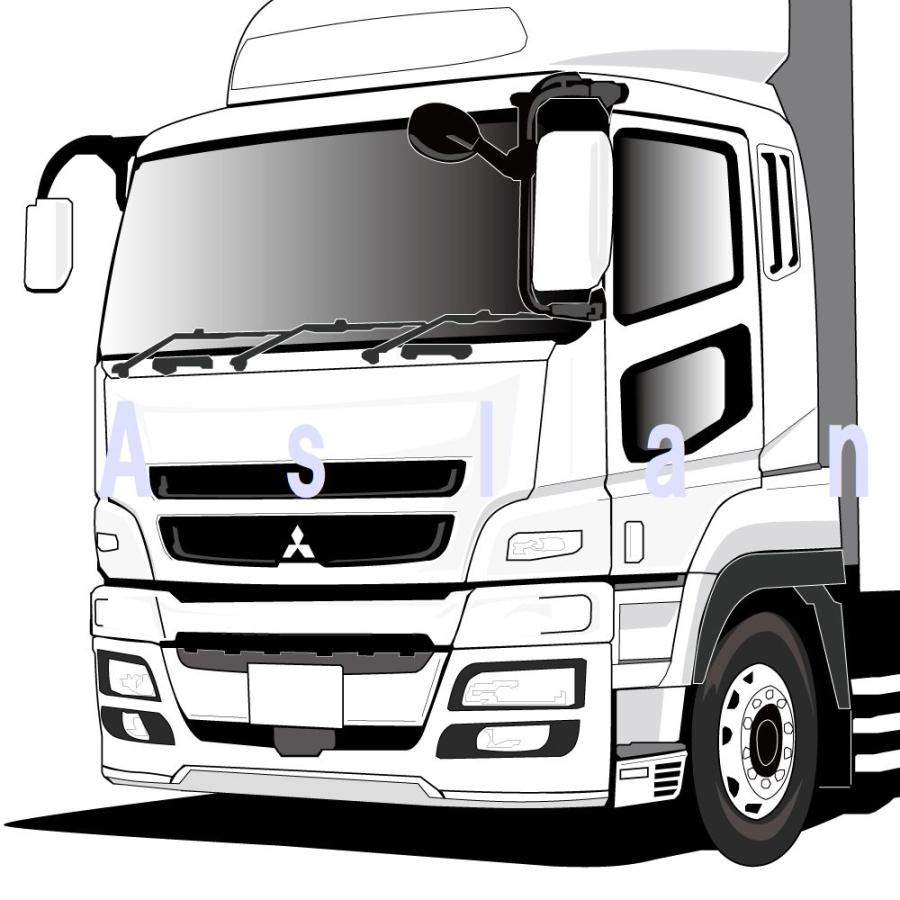 スーパーグレート フェンダー ジェットイノウエ メッキフロントフェンダー RH（運転席側） 三菱