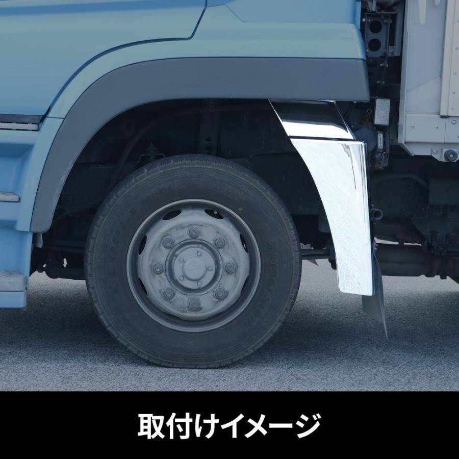 ジェットイノウエ メッキマッドガードカバー 左右セット 三菱 ジェットイノウエ メッキマッドガードカバー 左右セット 三菱