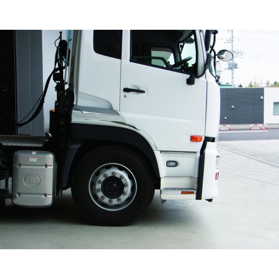 ジェットイノウエ メッキフロントフェンダーカバー 左右セット UD 大型