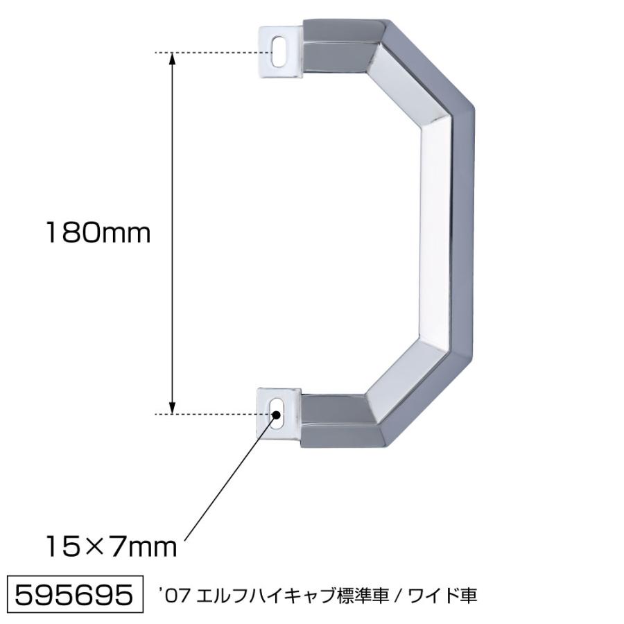 ジェットイノウエ アシストグリップ 20角おこし ステンレス 左右セット