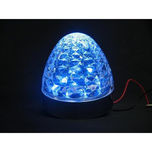 日本ボデーパーツ工業 LEDクリスタルSマーカー クリアレンズ／ブルー