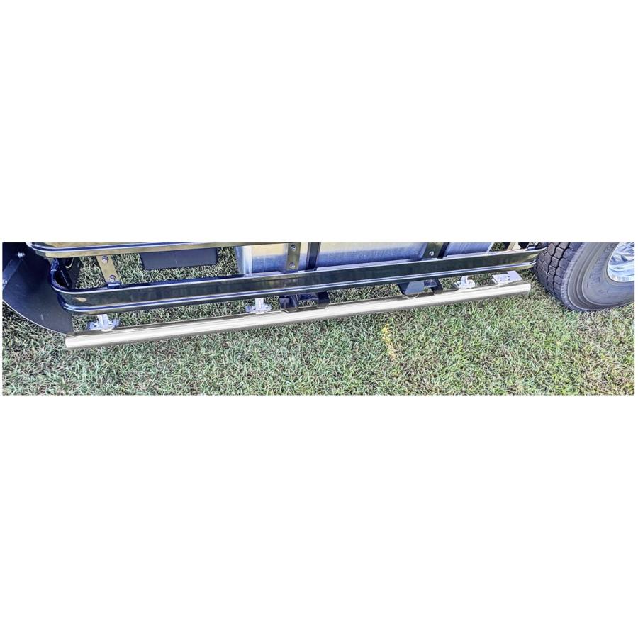 サイドバンパーパイプ 丸パイプ ステンレス 17クオン トラクター用