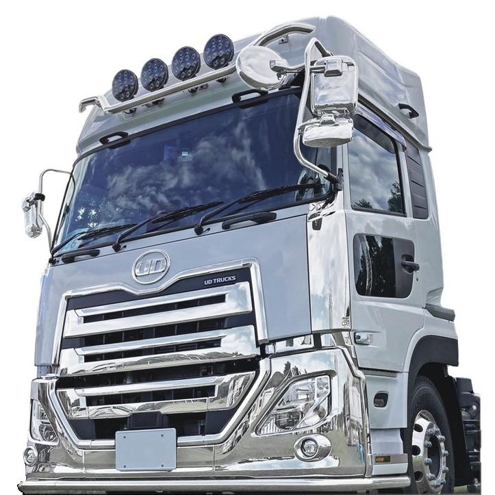 サイドバンパーパイプ 丸パイプ ステンレス 17クオン トラクター用