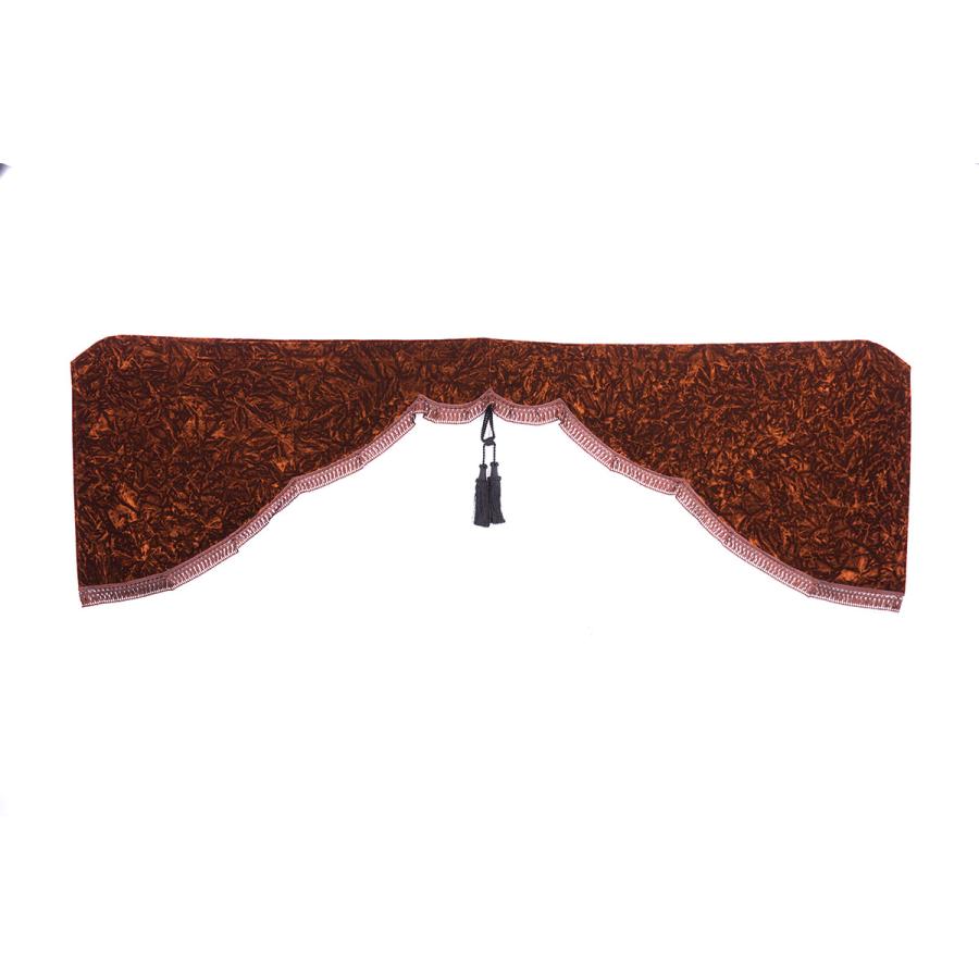 トラック 雅 金華山センターカーテン 雅製 チンチラ ブラウン（茶色
