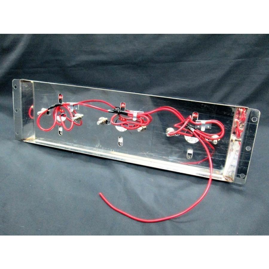激光LEDバスマーカー3連車高灯 クリア/ホワイト（白） 2個1セット 24V