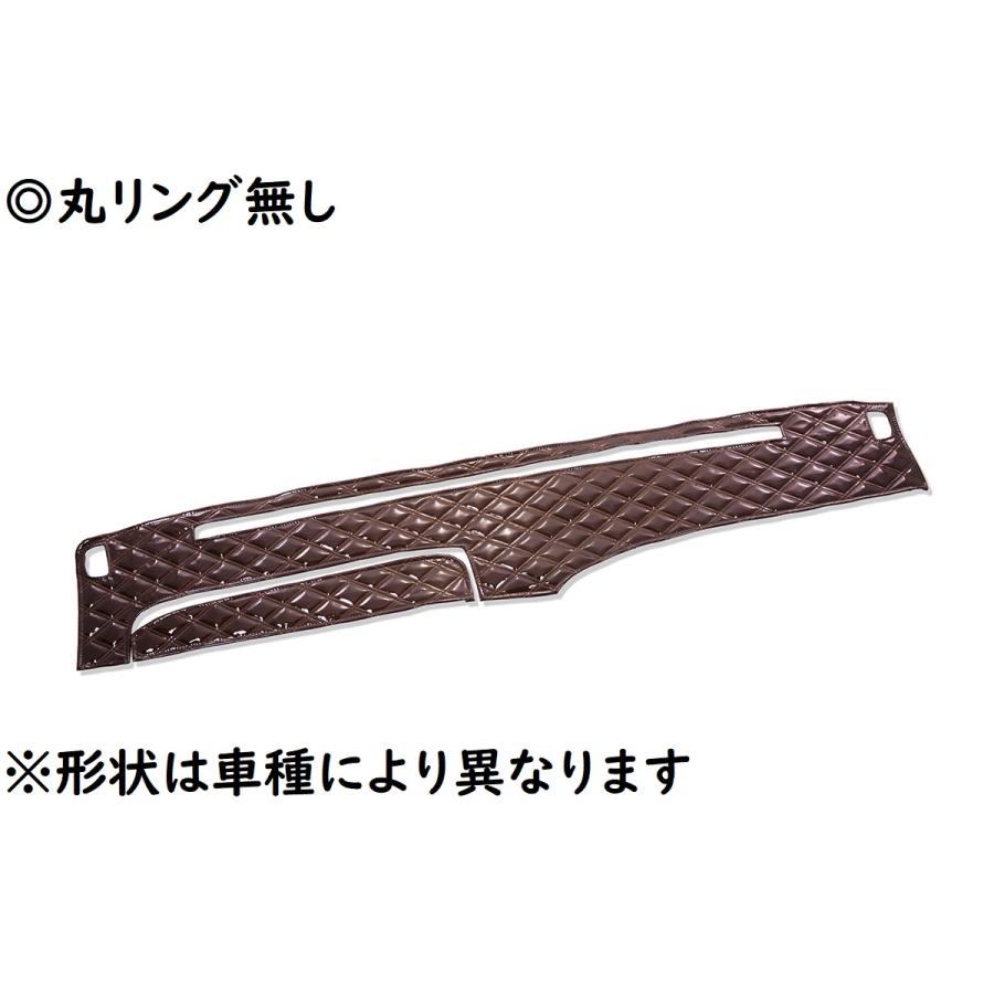 ボルボ トラック ダッシュマット キルト トラック 雅 キルトダッシュマット 蒼星（アース） ブラウン（茶色