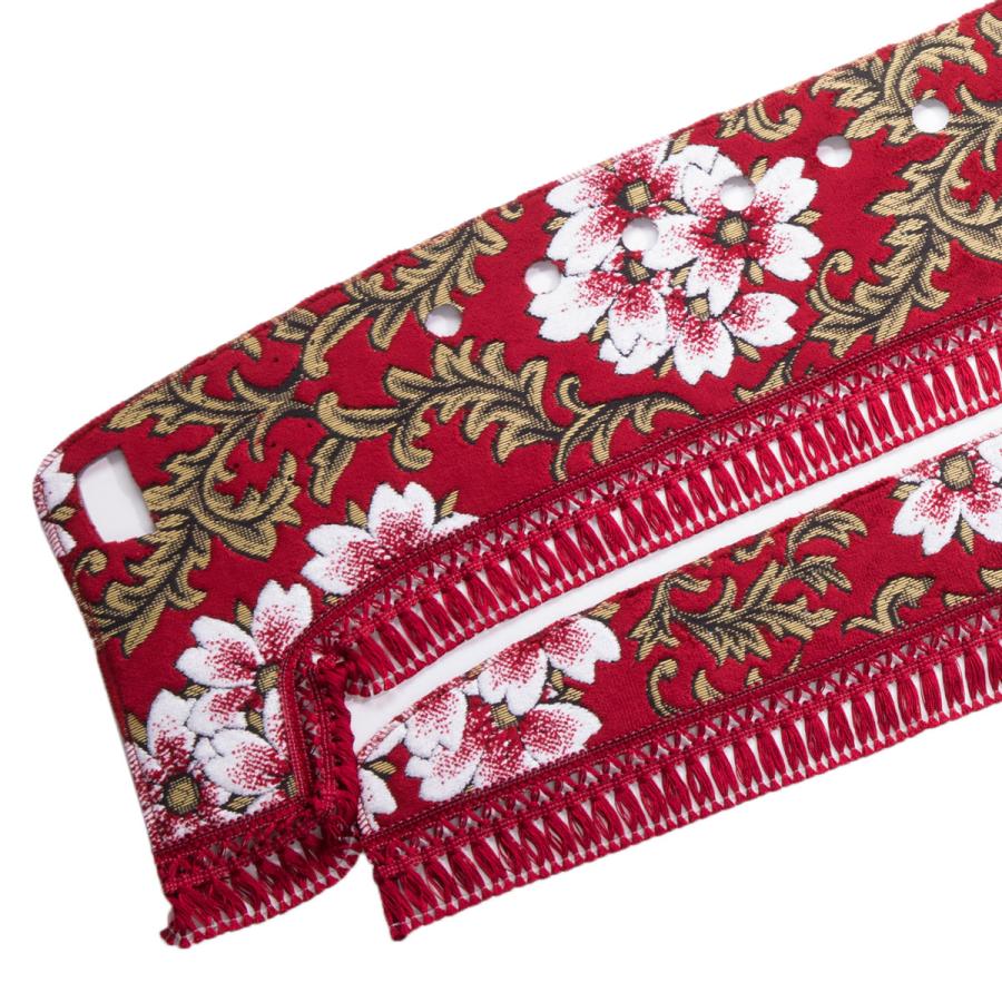 トラック 雅 金華山ダッシュマット 桜 レッド（赤） ビニール付 丸