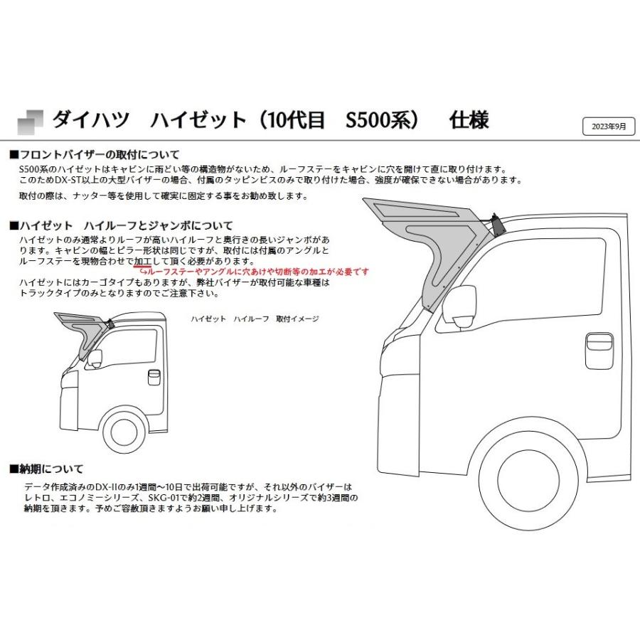 シモタニ製 軽トラ用 フロントバイザー レトロシリーズ DX-300 鏡面仕様 キャリイ・ハイゼット対応 :  retro-dx-300-kyoumen-k : トラック用品のアスラン - 通販 - Yahoo!ショッピング