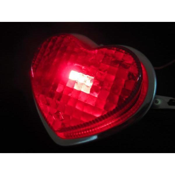 ハートマーカーランプ レッド（赤） 24V5Wマクラ球付 : トラック用品