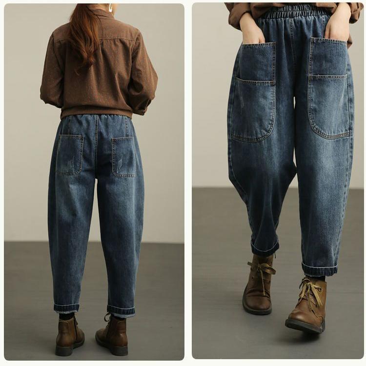 サルエル デニムパンツ レディース 大きいサイズ 選べる シェフパンツ ワイド ボトムス ジンズ ワイド レディース カジュアル  シンプル 大人 レディース |  | 01