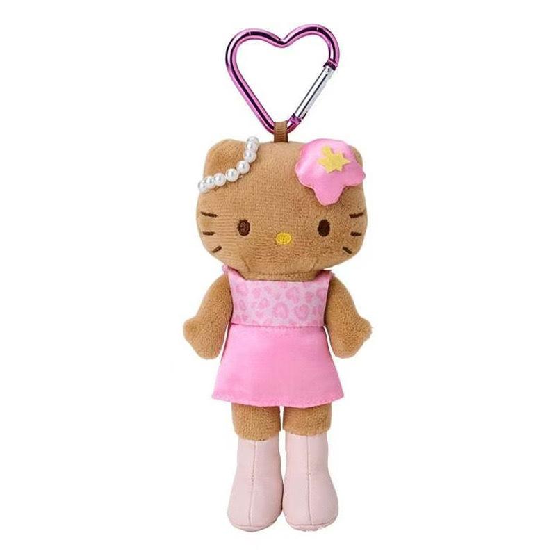 キティ ヒョウ柄 レオパード柄 ぬいぐるみ マスコットホルダー