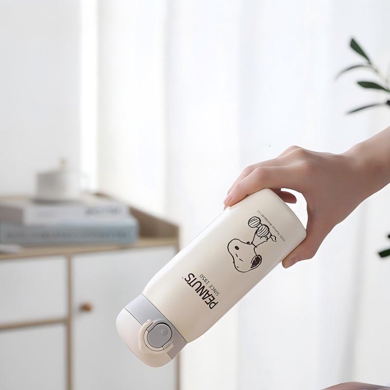 スヌーピー 水筒 420ml 魔法瓶 子供用 大人用 軽量 保温保冷 キッズ