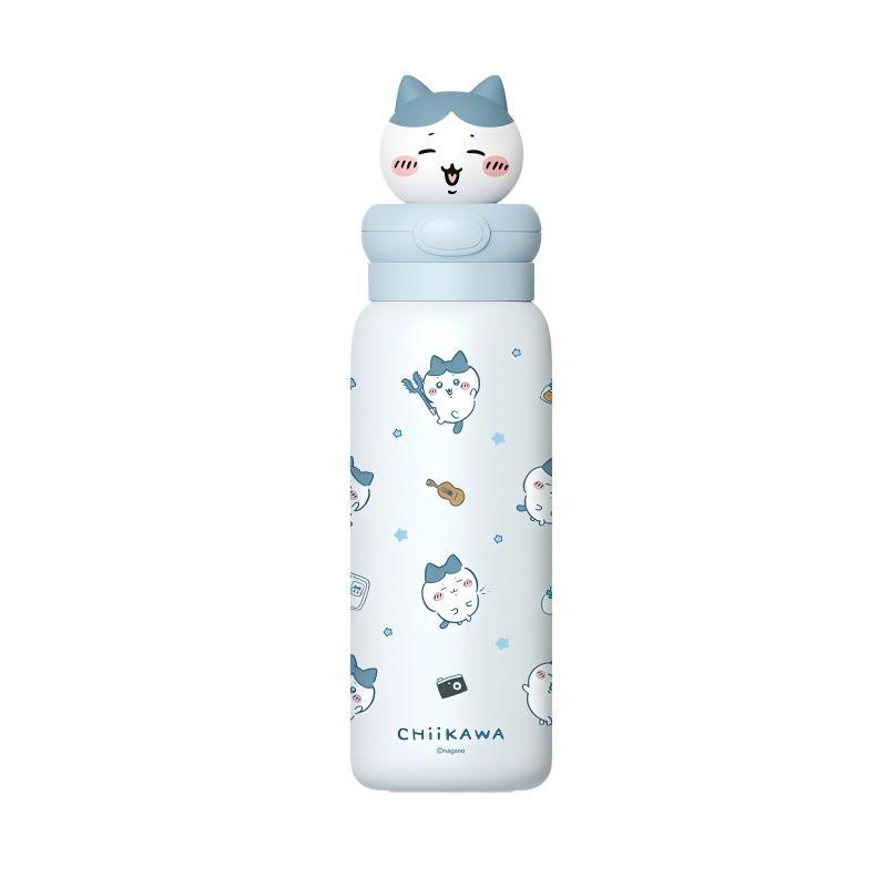 ちいかわ 水筒 550ml 大容量 2WAY ストロー付き 直飲み 軽量 携帯便利