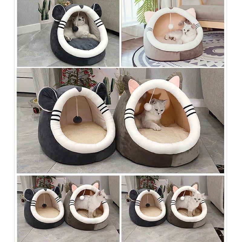 ペットベッド 犬 猫 犬猫用 暖かい 寝袋 ドックベッド 冬用 マット おしゃれ ふわふわ ドーム型 ハウス 犬用品 寝具 ペットマット 8色 ペットグッズ かわいい 春の新作シューズ満載