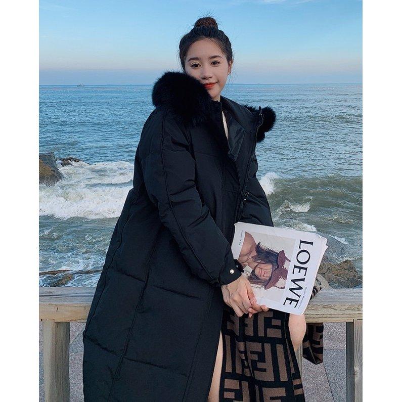 ダウンコート レディース ロング アウター 冬 ファー フード付きコート