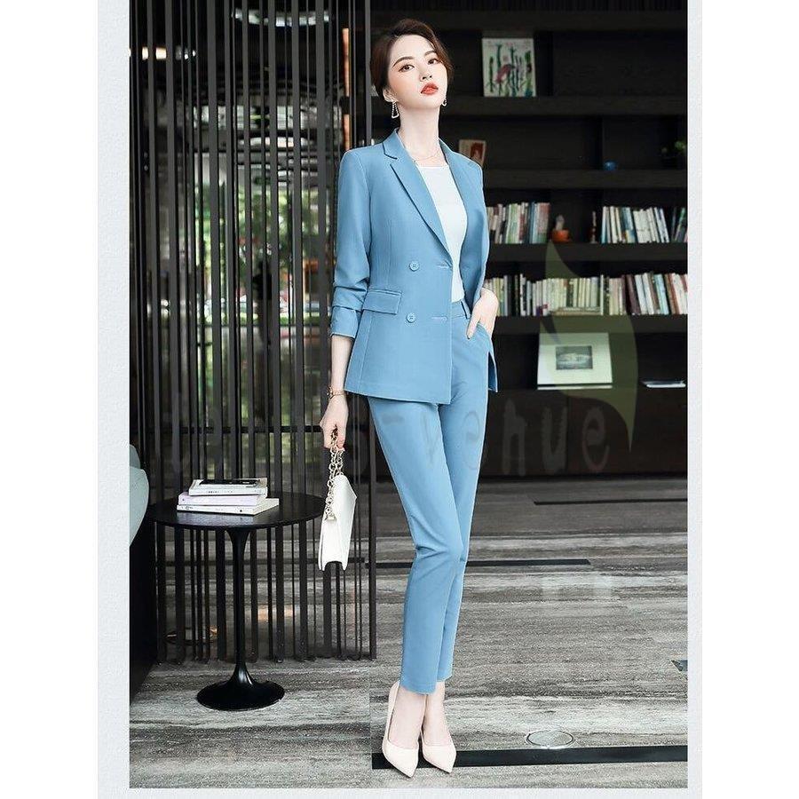 ショッピング買付 セットアップレディース パンツスーツ カジュアル 上品 フォーマルスーツ 入学式 卒業式 通勤 卒園式 卒業式 就職活動 韓国風 着痩せ 事務服 シルエット 制服 Ol 安心 Www Superavila Com