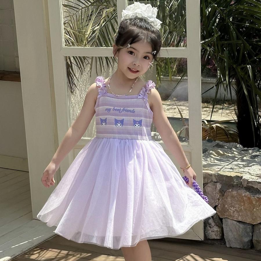 クロミ 子供服 ワンピース プリンセスドレス 女の子 夏服 半袖