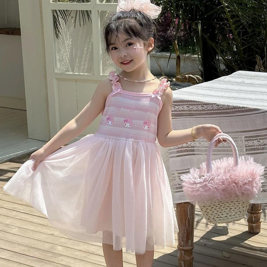 クロミ 子供服 ワンピース プリンセスドレス 女の子 夏服 半袖