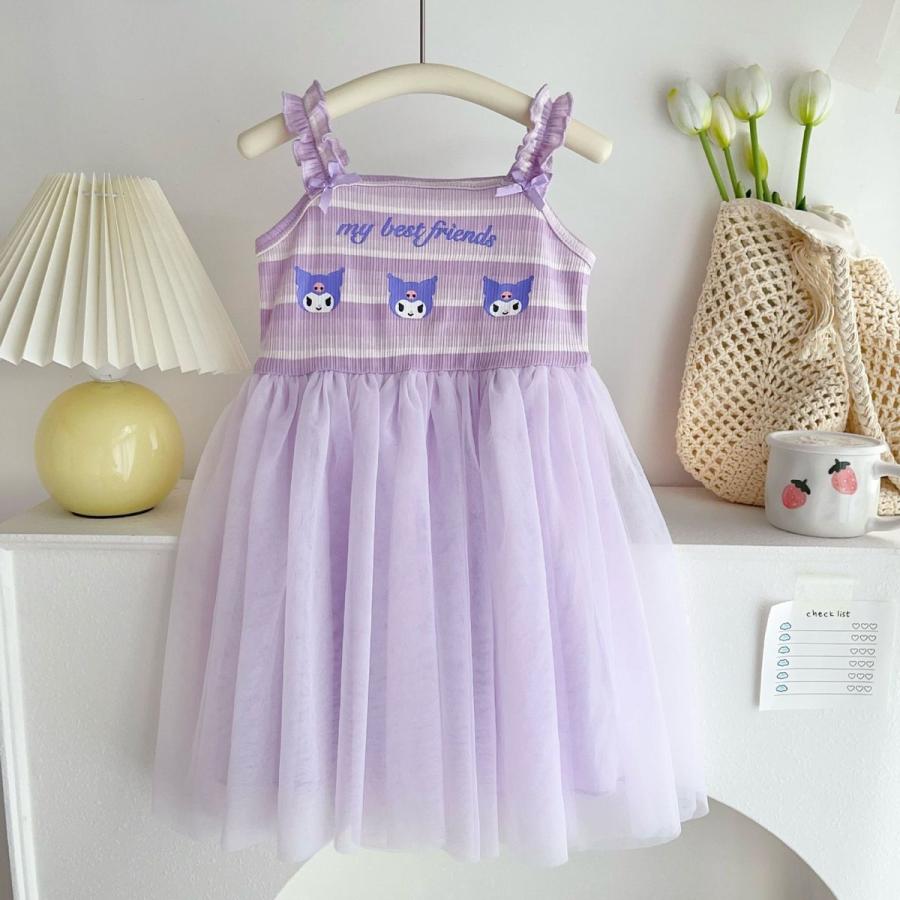 クロミ 子供服 ワンピース プリンセスドレス 女の子 夏服 半袖