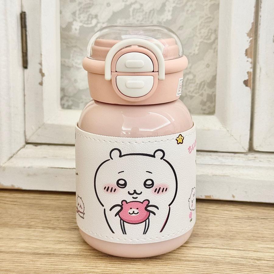 ちいかわ 水筒 ストロー付き 2WAY 大容量480ml うさぎ ハチワレ 子供用