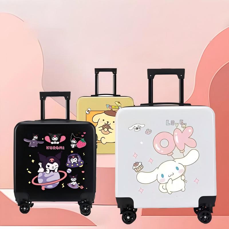 サンリオ　くじ　ポムポムプリン　9点セット　キャリーケース　キャリーオンバッグ サンリオキャラクターズ当りくじ」が最高に可愛い！日常使いできる