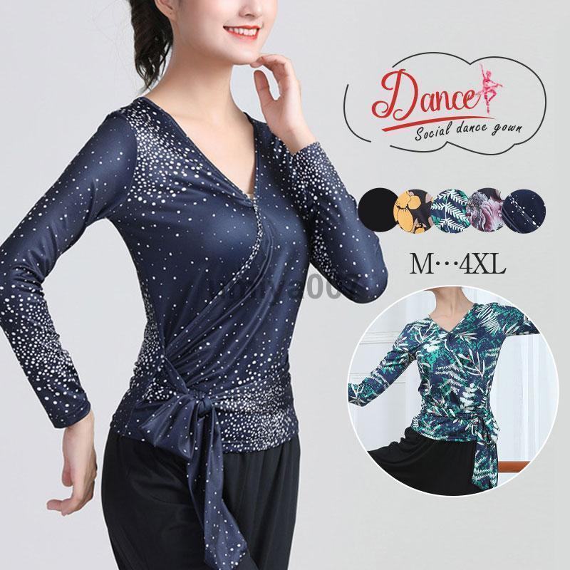 爆買 フラメンコ衣装 トップス 社交ダンス 練習着 レッスンウェア