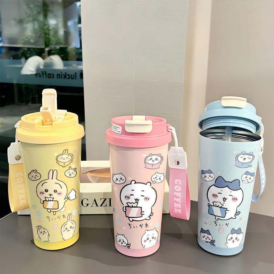 コーヒーカップ ちいかわ ハチワレ ウサギ 魔法瓶 タンブラー 水筒