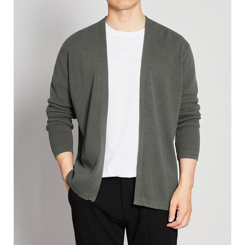 ブランド雑貨総合 カジュアル 無地 トップス アウター メンズ カーディガン ニット カジュアル 無地 トップス アウター メンズ カーディガン ニットセーター 秋冬新作 暖かい 羽織 部屋着 通勤着 長袖 カジュアル シンプル ショート丈 トップス