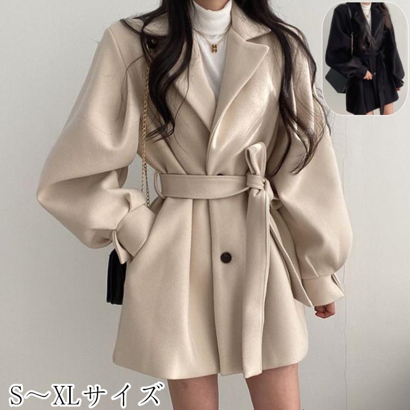 今季一番 50代 40代 レディース コート 冬 アウター ロングコート 着痩せ 韓国風 チェスターコート チェスターコート カラー ブラック Www We Job Com