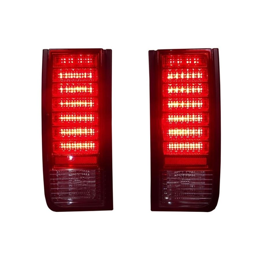 ハマーH2 LEDテールライト ハマーH2 LEDテールライト 2003-2014 レッドクリア テールライト LED