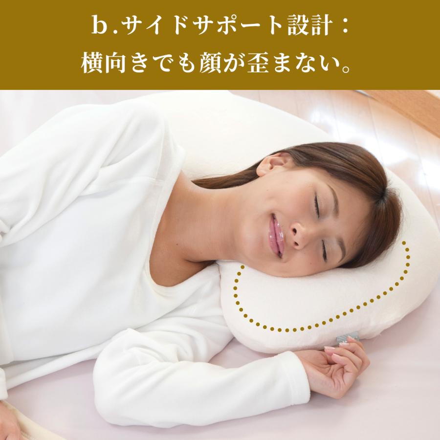 遂にリニューアル！NEWリンクルフリーピロー 首肩を優しくサポート 首の癖ジワ 眠りじわ 呼吸がしやすい ストレートネック対応 ウォッシャブル 日本製 |  | 08