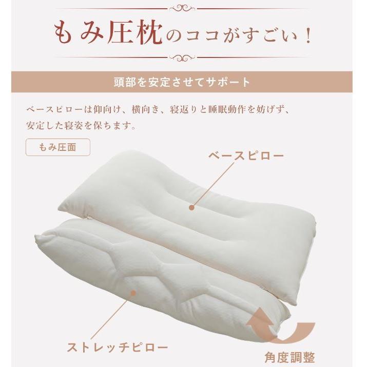 枕 まくら ストレッチ ASMOT+もみ圧枕 首サポート 指圧 押圧 首 肩 頸椎サポート 洗える |  | 04