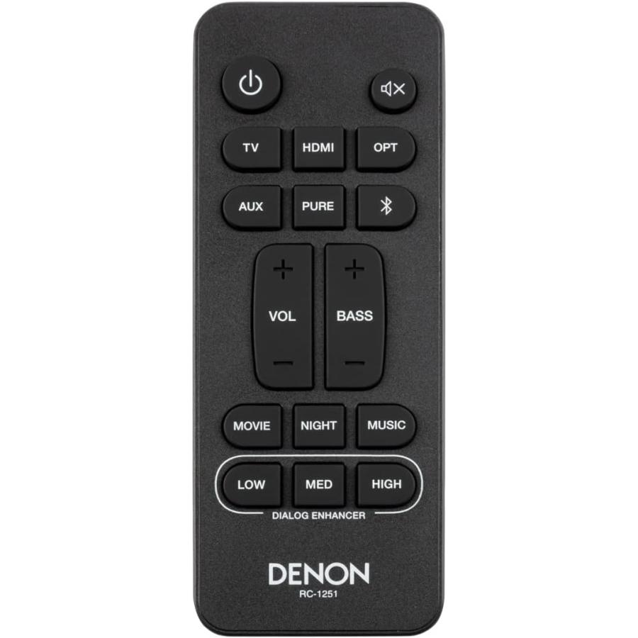 デノン サウンドバー デュアルサブウーハー内蔵 Dolby Atmos 