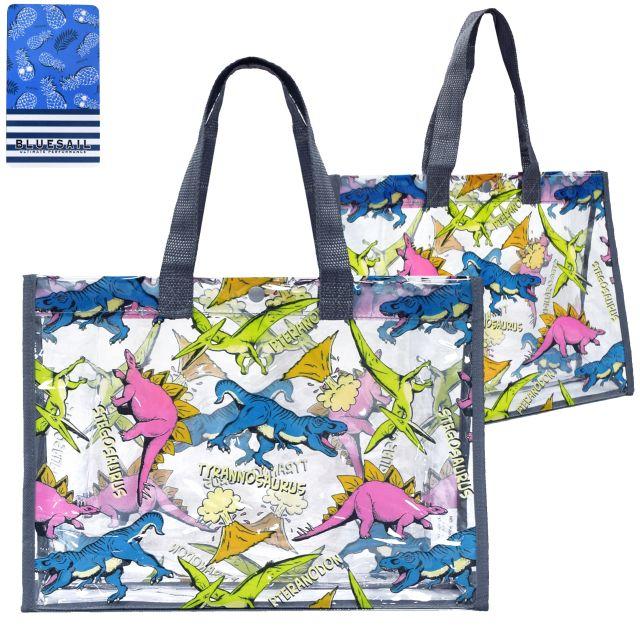 ビニールバッグ 恐竜 キッズ 子供 男の子 プール プリント バッグ as 0 Mst アスナロ 通販 Yahoo ショッピング