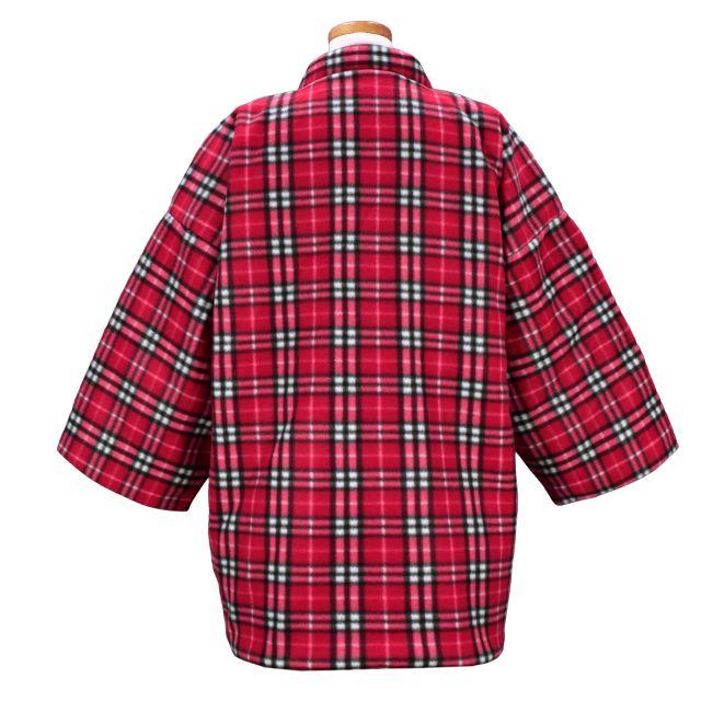 (送料無料)はんてん レディース フリース 綿入り 防寒 ポケット付き おしゃれ ホームウェア |  | 03