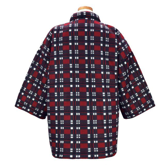 (送料無料)半纏 はんてん レディース フリース 綿入れ ポケット付き おしゃれ あったか |  | 03