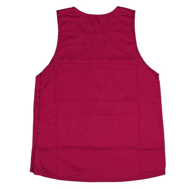 (ネコポス便送料無料)エプロン レディース ベスト型 前掛け 大きいサイズ 綿混 ポケット ワークエプロン |  | 04