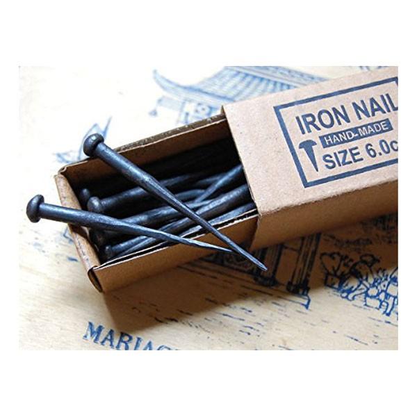 志成販売 アイアンネイル 6cm 20本セット 304881 釘 くぎ クギ アンティーク風 IRON NAIL 304881遊びDS