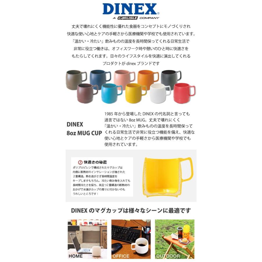 DINEX ダイネックス 8oz MUG CUP マグカップ 2重構造 保温機能