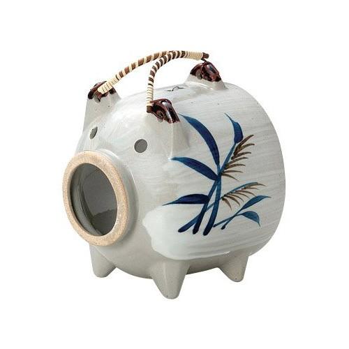 三陶 萬古焼 蚊取り豚 アシ絵 96 046 ブタ ぶた 蚊取り線香立て 蚊遣り 万古焼 ばんこやき Santo96 046 遊びds 通販 Yahoo ショッピング