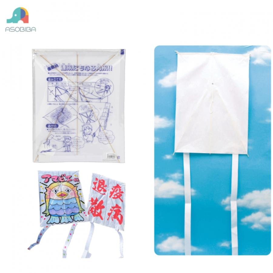 連凧にもなる角凧 教材 凧 絵 池田工業社 : ASOBIBA - 通販 - Yahoo