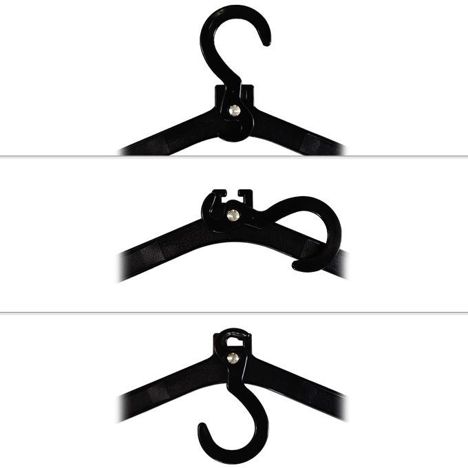 aso 爆買 ガーメントバッグ ハンガー10本セット トラベルハンガー 日本