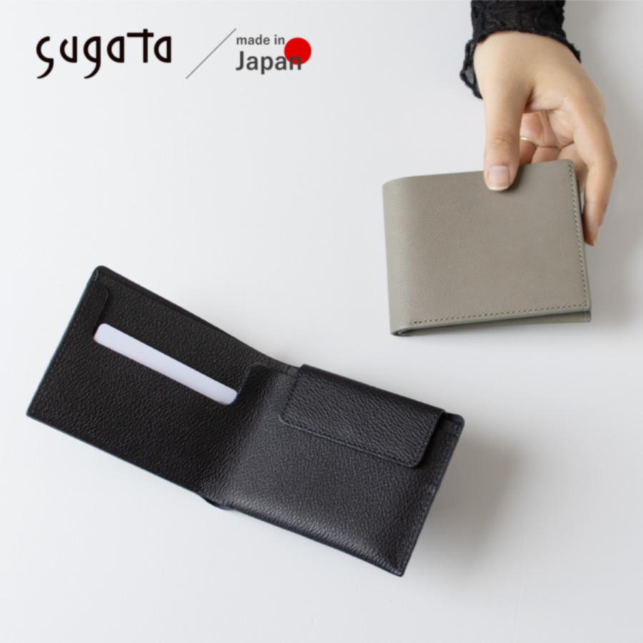 未使用品　sugata スガタ　二つ折り財布　収める納まる　本革　姫路レザー sugata 二つ折り財布 収める納まる 財布 : ASSEMBLAGE - 通販