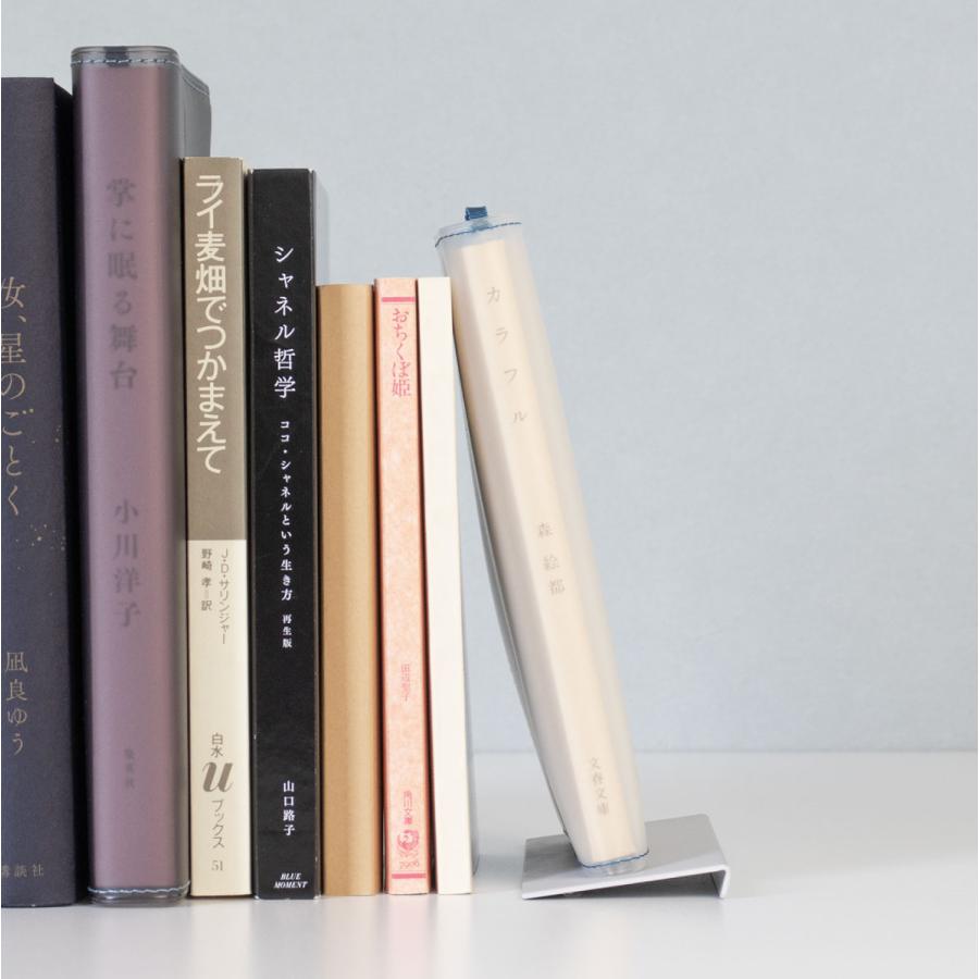 ブックエンド ブックカバー セット SOGU 9°Bookstand ソグ ブックスタンド クリアブックカバー Fog 透明ブックカバー ギフト yd-bs276｜asoboze｜02