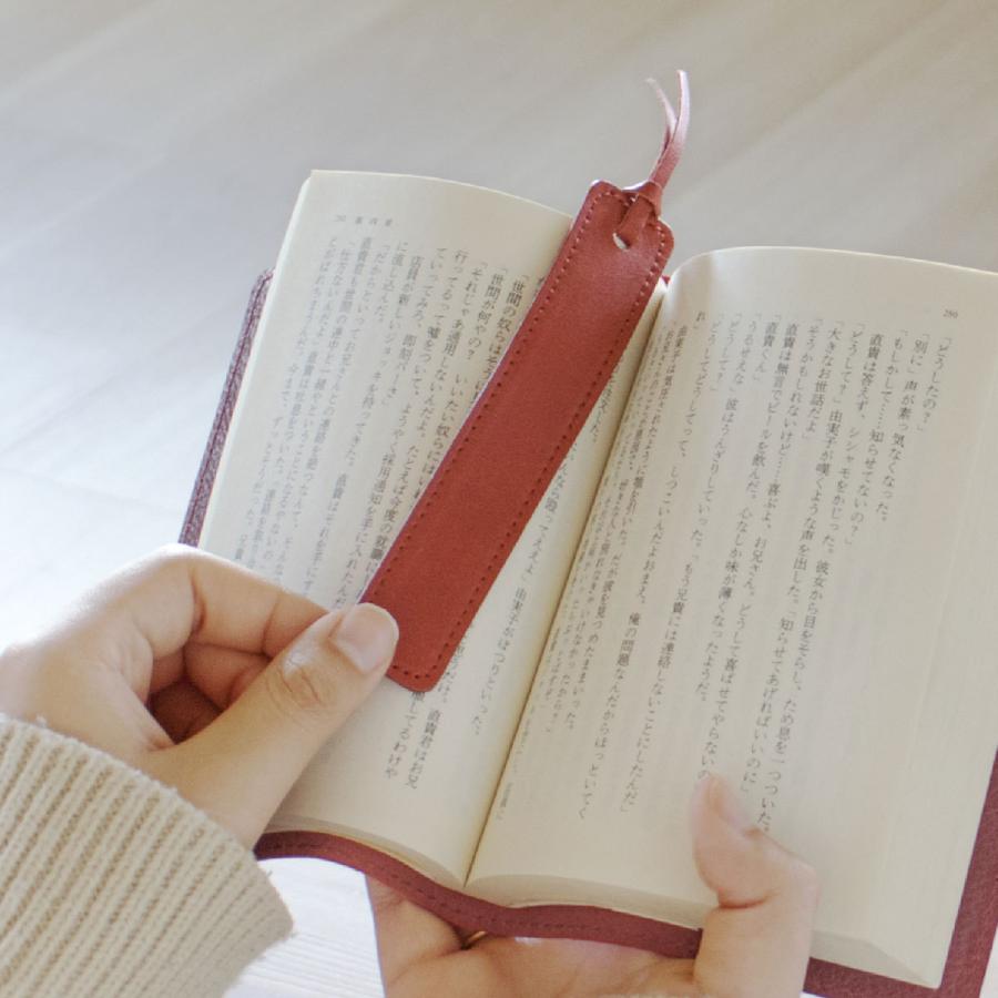 aso しおり 革 姫路レザー 日本製 父の日 ブックマーク ZE-V159