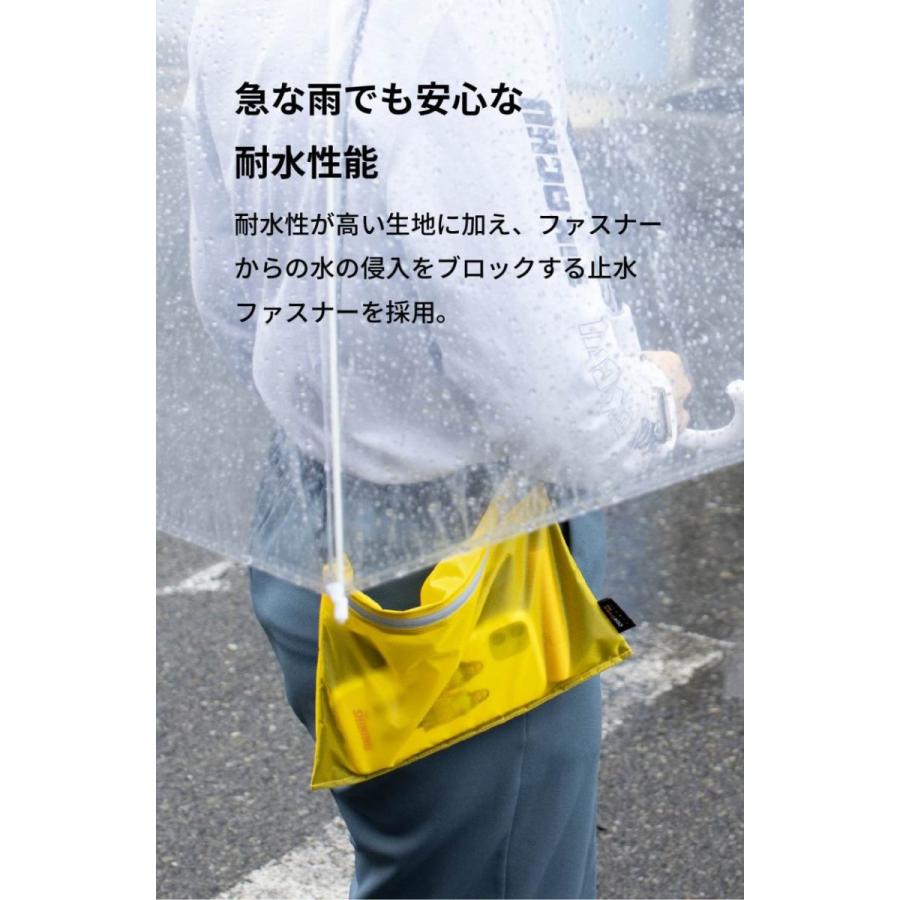 aso レジル サコッシュ ポーチ 無地 メンズ レディース レザー