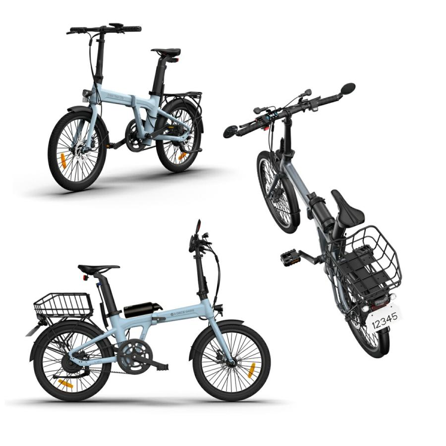 ADO Air20 MIXBIKE / Pro 専用オプション 荷台+カゴセット ADO Air20 MIXBIKE / Pro 専用オプション 荷台+カゴセット