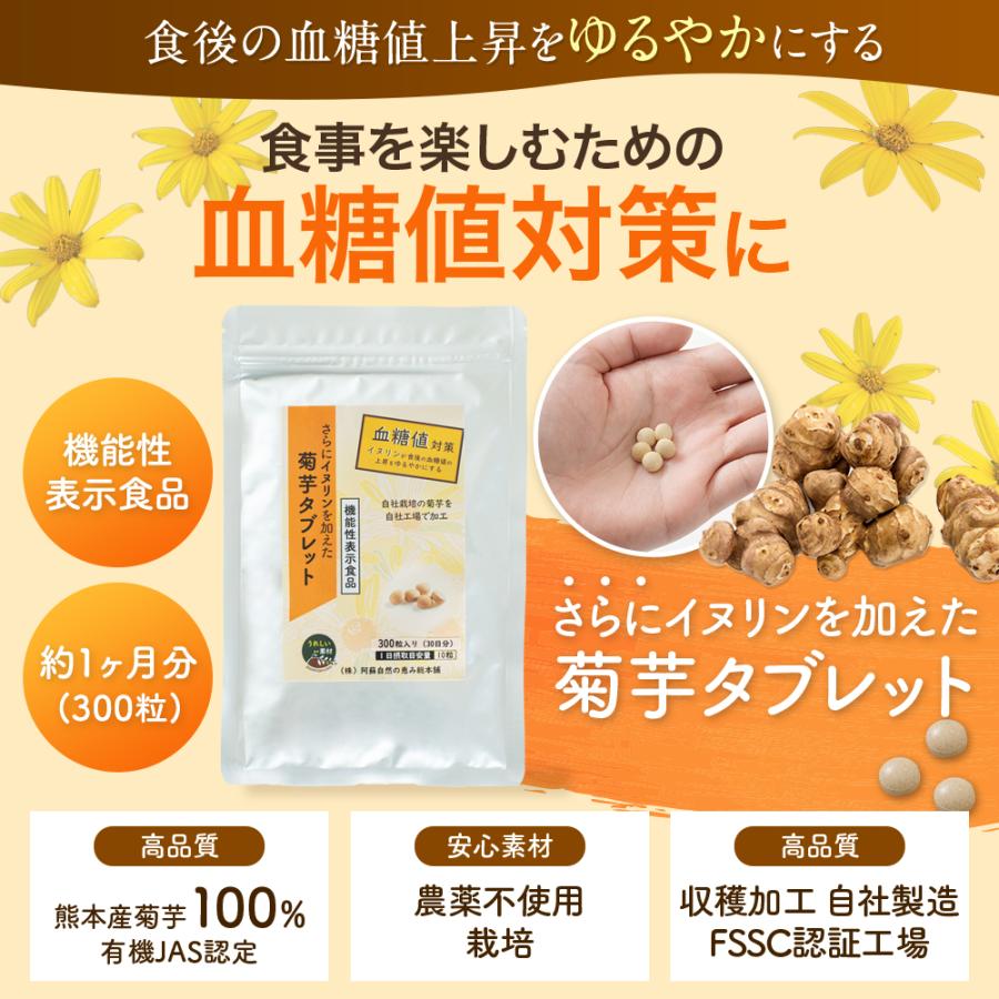【値引】菊芋サプリ300粒¥41,000を 楽天市場】【機能性表示食品】菊芋サプリ さらにイヌリンを加え