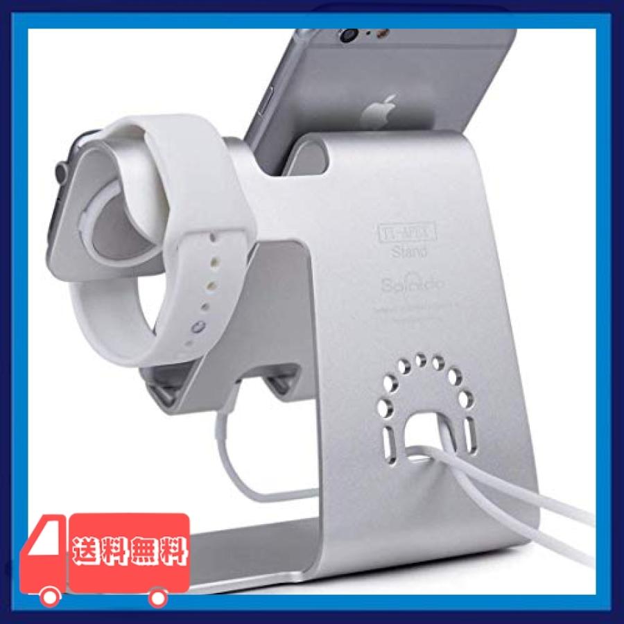 Bestand 2 In 1 Iphone Ipad Apple Watch対応 スマートフォン充電クレードル アップルウォッチ充電スタンド シルバー Cfe 麻生川商店 通販 Yahoo ショッピング